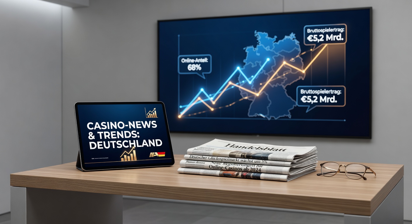 Fassade einer Spielbank in Schleswig-Holstein mit beleuchteten Fenstern bei Nacht, symbolisch für den Verkaufsprozess